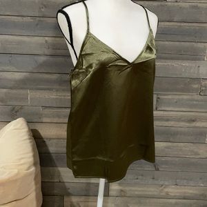 Satin tank top